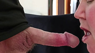 Zona901 Fucks Stepmom Deep Throat and Cum Swallow