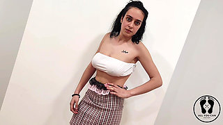 Trying on Haul Become a Nerdy Pin up Girl Parade in Pigtails
