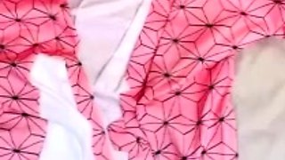 Close up POV of teen sucking cock