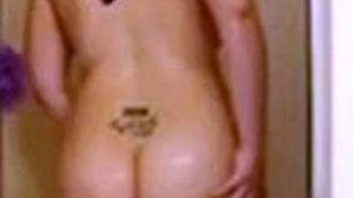 Curvy BBW MILF Shower Webcam Show