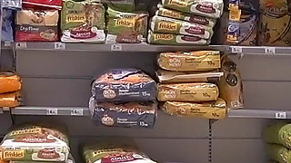 Supermarket Cucumber Banana Fuck & Squirts!