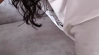 Stepbrother Helps Stepsister with Hot Photos Until She Eats Her Milk!