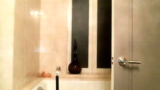 Small tit brunette teen sucks and fucks a big cock