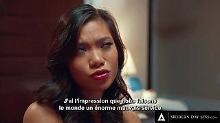 Vina Sky & Gia Derza Lesbian Threesome - Teen Babes Squirting Wet Pussy