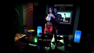 3D Big Boobs Slut Wearing Hot Pantyhose Got Fucked so Hard