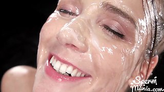 Naughty Alexis Crystal's Sticky Bukkake Facials