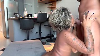 Perfect Black Girl on Beach Fucks Big Cock for Cum in Mouth - Amateur Teen Big Ass