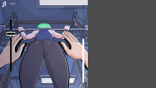 Hentai game fucking in the gym