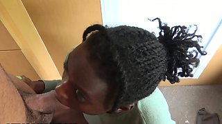 This EBONY GIRLFRIEND wanted BIG COCK