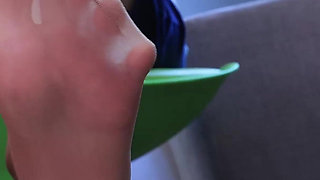 Useless Worker Must Smell His Boss's Stinky Pantyhose