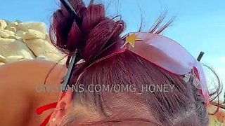 Fetish POV blowjob and handjob from horny slut