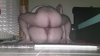 Big Load of Cum on Wife Pussy