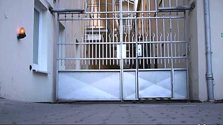 Blonde Bombshell Ambar Lapiedra's Big Tits Get Covered in