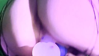 Pink pussy and ass kinky solo toy fun