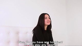 Wet and messy amateur blowjob and handjob