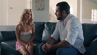 Teeny blondes Dante & Emma go wild in a raunchy threesome