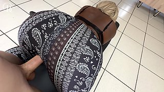 Busty Black Girls Gym Session Ended up Being a Fuck Session