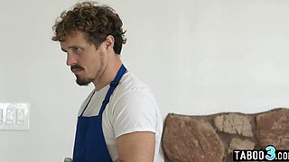 Maid shagged by landlord next to husband