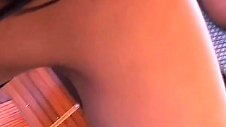 Sexy College Tattoed Babe with Perfect Ass Giving Blowjob