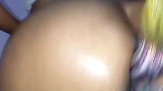 Sri Lankan Girlfriend Slapping Her Big Ass