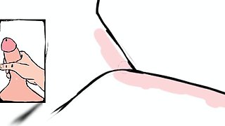 Adult Hinata demonstrating off her rigid penis while holding her udders (Adult Parody of Naruto) Hermaphroditism Drawing Process ten Min Jerk Off Instructions Edging Contest
