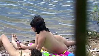 Spicy brunette amateur drilled hardcore on camera