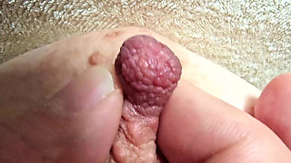 This Time After Clitplay - Nipples Play Pulling and More of Coarse Close up View