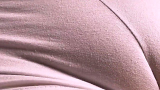White Panties Camel Toe Close up Tease