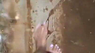 Godess Kiffa - Dirty Feet 4 - Kiffa Makes the Slave Worship Cum and Lick It Clean From Her Feet