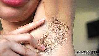 Wildly Hairy Arms and Bushy Pits Tease