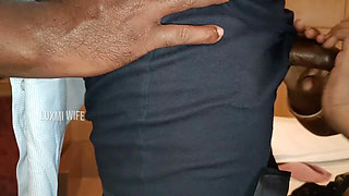 Wife Giving Blowjob to Office Friend