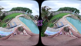 Kori stunning skinny amateur blonde girl outdoor posing