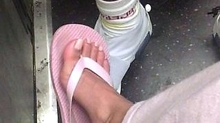 Maitresse Madelines solo foot fetish POV
