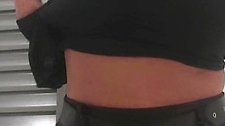 Naughty Doorman: He Cummed on My Little Pussy Hairs!