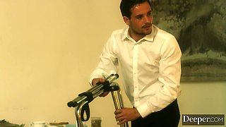 She meets a true muff diver who wants to ruin her holes