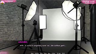 Project Hotwife - Gameplay - Roleplay - Husband Loves Wife Exposing Herself to Male Coworker