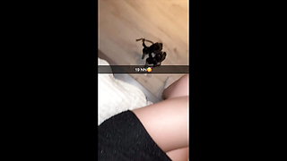 FUCK!? Cheerleader gets fucked hard on her 19th B-Day Snapchat