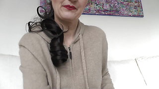 Cashmere Sweater Love and Cum on Stepmother's Sweater Lady Victoria Valente