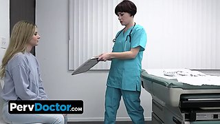 Cute teen patient gets cooked by hot ass nurse