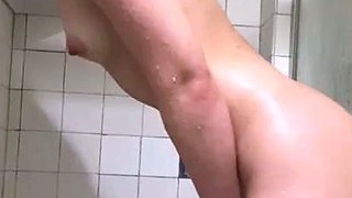 Close up on teen pussy as she pumps it