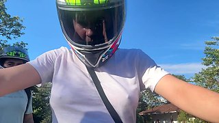 Busty housewives deliver sensual outdoor passion with intense pov pleasure
