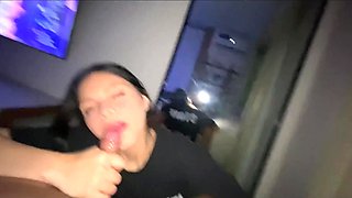 Plump Callipygian Latina Chick Gets Facialized After Hot Anal Sex