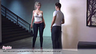 Awam 2 Extend Scenes Edition: Too Horny for the Movie - Sophia Lets Dylan Finger Her Wet Pussy in the Dark