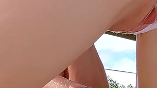 Public Scene! Wild Outdoor Action with Intense Orgasm and Heavy Load