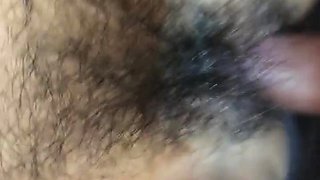 Asian amateur fucked in her hairy Japanese pussy