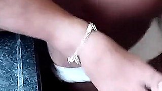 A Hungry Husband and a Sexy Wife Have Sex in the Kitchen at Home