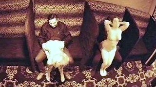 Strippers dance in the semi private room
