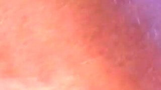 Horny chick loves anal masturbation in the bathroom