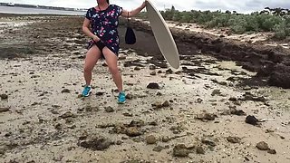 Adrianna's Amateur Outdoor Solo: Toys & Brunette