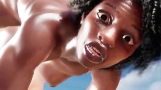 Culita the Brazilian Big Boty and Tits Ebony Girl